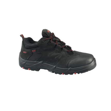 Sikkerhedssko sort læder F0221-902-09 S3