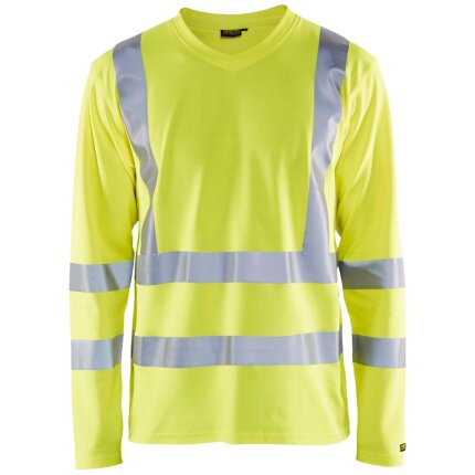 Hi-vis T-shirt 3381 lange ærmer UV-bsk.