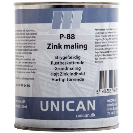 Unican P-88 zinkmaling 750ml Unican P-88 zinkmaling 750ml