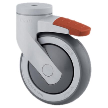 Drejehjul m/bremse 5377 PJP