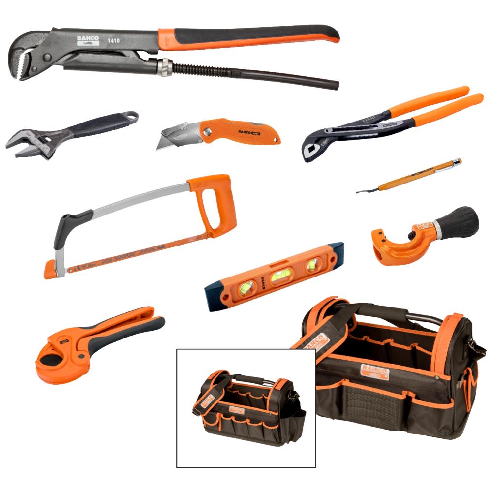 Bahco VVS værktøjstaske med værktøj Bahco VVS værktøjstaske med værktøj