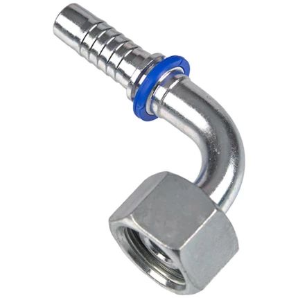 Hydraulisk kobling 90° DFOS9 tommer/metrisk