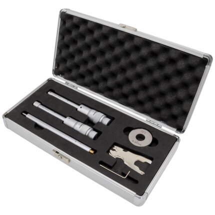 Indv. 3-pkt mikrometre, sæt 12-20mm m/kontrolringe