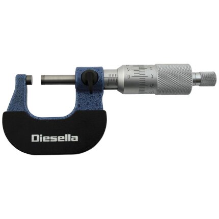 Mikrometerskrue DIN863 0-25×0,001mm, parallaksefri