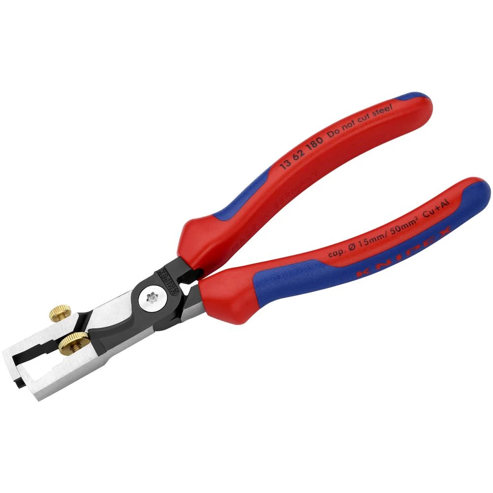 Afisoleringstang m/kabelsaks 13 62 180 mm Afisoleringstang m/kabelsaks 13 62 180 mm