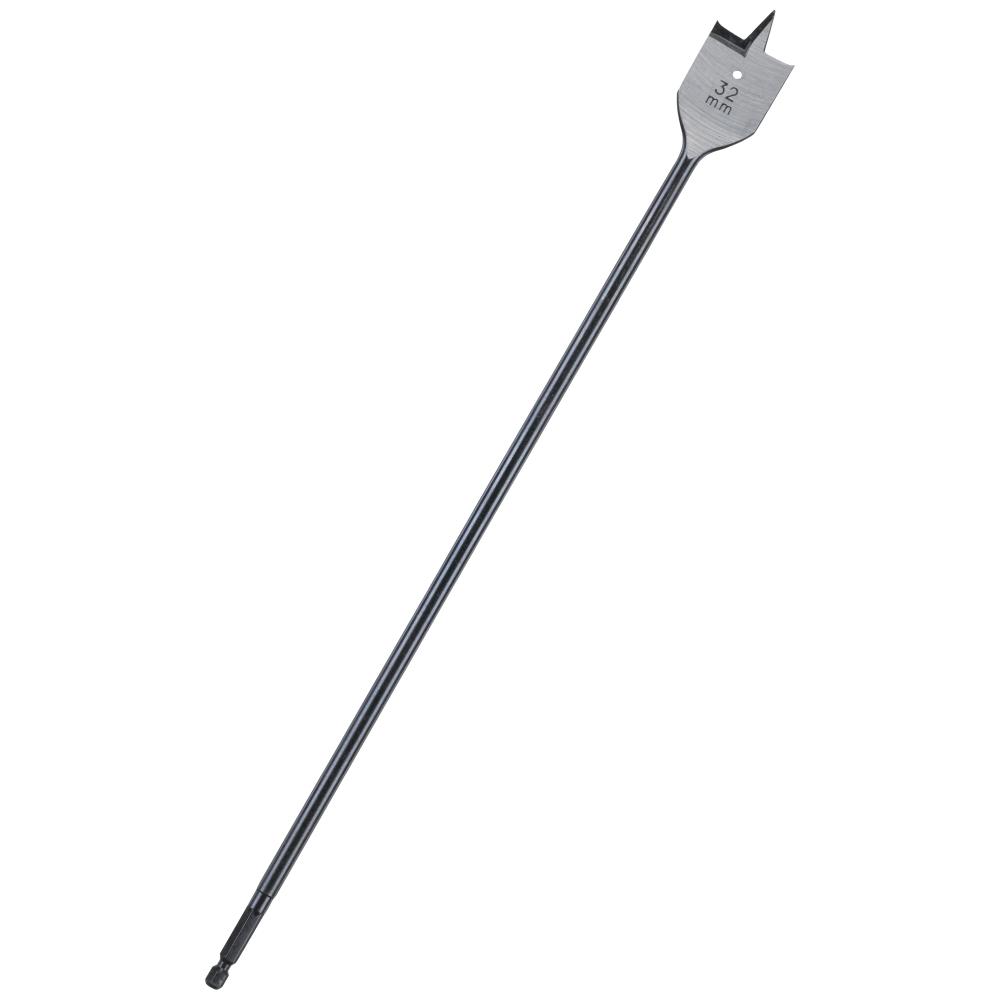 Fladbor 1/4″ 6kt skaft 28×400mm Fladbor 1/4″ 6kt skaft 28×400mm