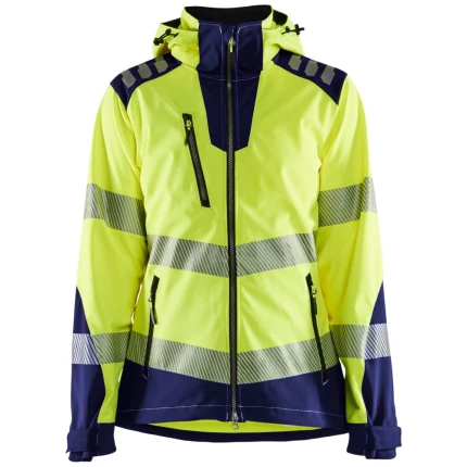 Hi-vis softshelljakke 4791 dame