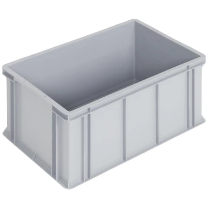 WEZ LogiLine eurokasse fb grå 600×400×278mm 55ltr