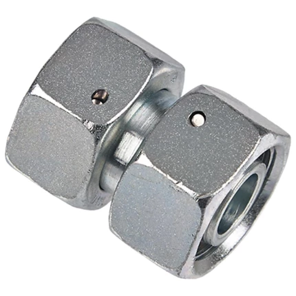 Hydraulisk lige samler m/O-ring 498 S