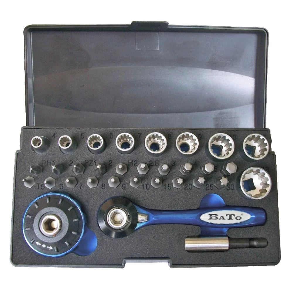 Bits-/topsæt kombi+2skrald. B-B1833 Bits-/topsæt kombi+2skrald. B-B1833