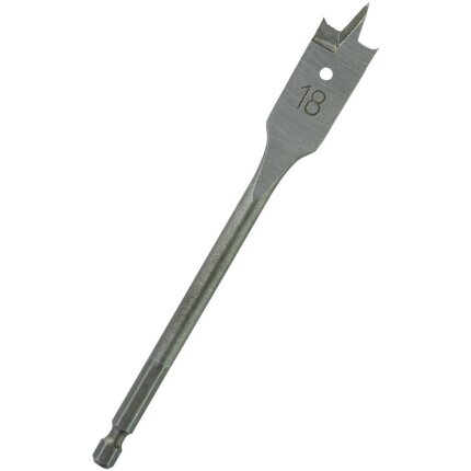 Fladbor 1/4″ 6kt skaft 18×152mm