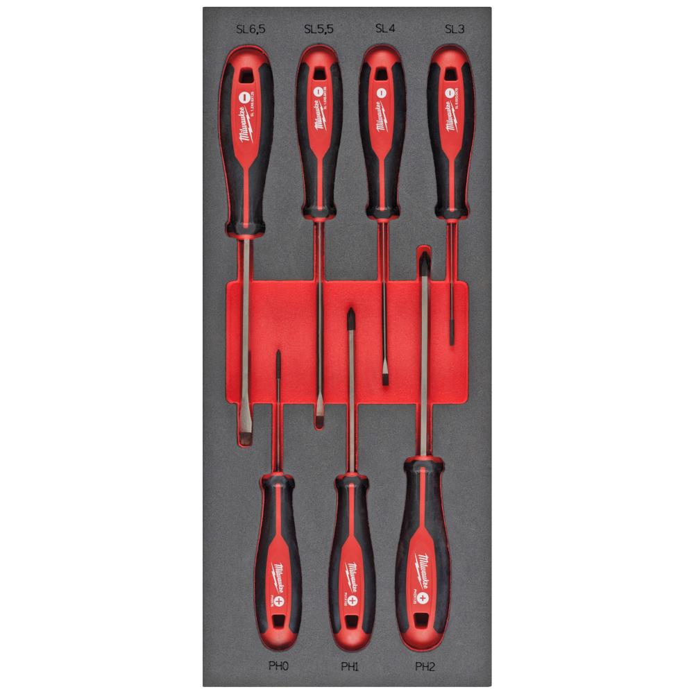 Skruetrækkere t/værktøjsvogn SL/PH, 7stk Skruetrækkere t/værktøjsvogn SL/PH, 7stk