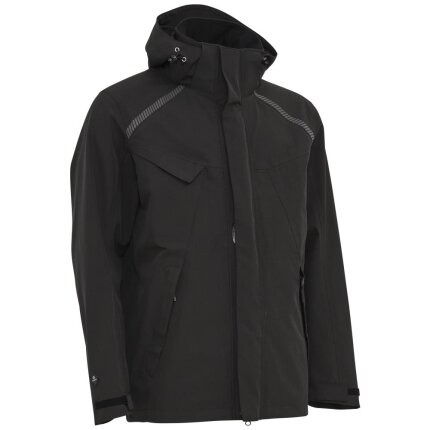 Arbejdsjakke stretch 3-lags 186101 grøn/sort 4XL