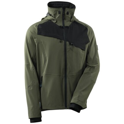 Skaljakke stretch vandtæt mørk marine/sort 2XL