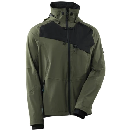 Skaljakke stretch vandtæt mørk marine/sort 2XL