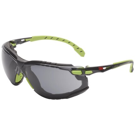 Solus 1000 besk.brille, grøn/sort m/skum, grå glas