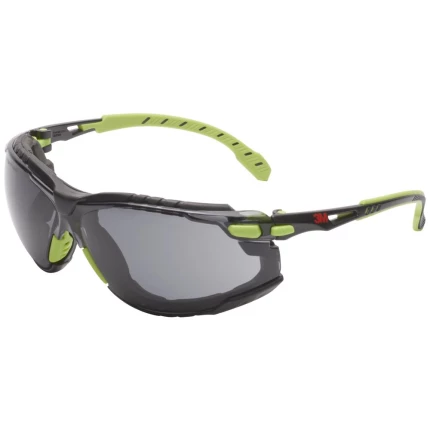 Solus 1000 besk.brille, grøn/sort m/skum, grå glas