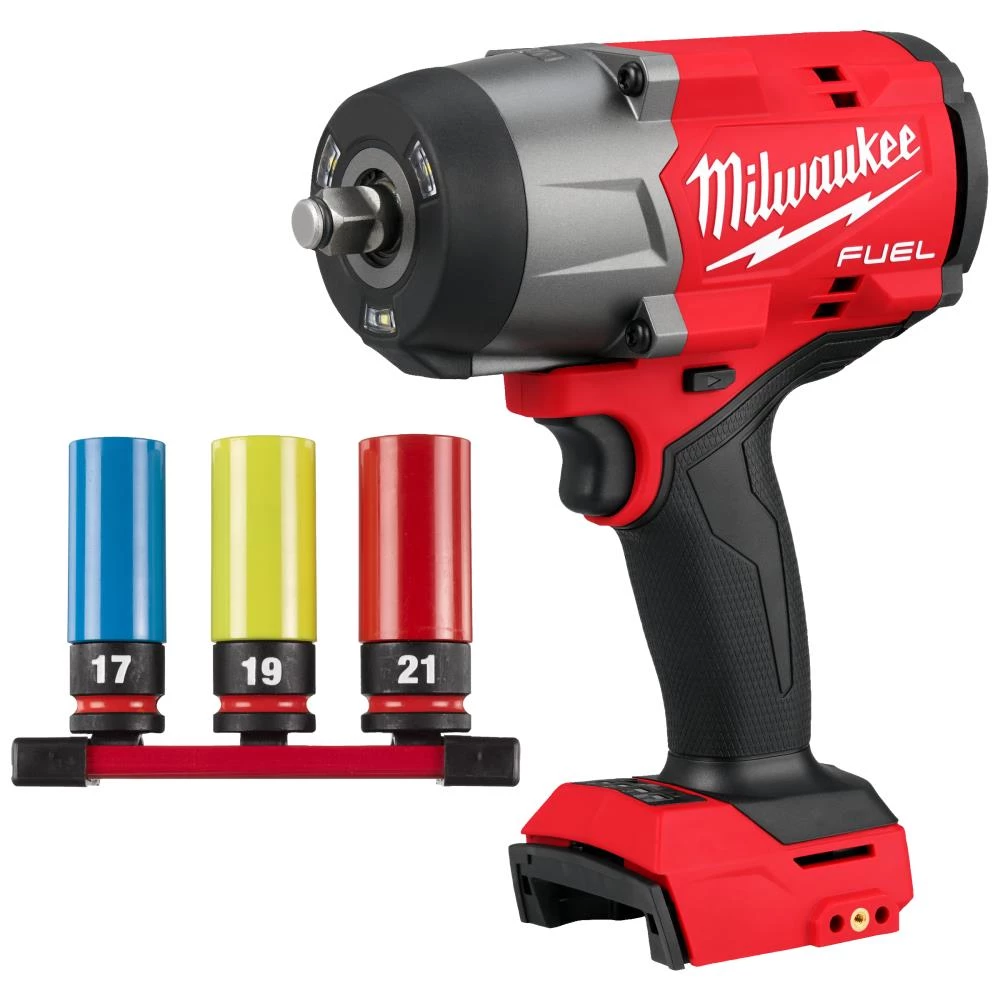 Sampak: Slagnøgle M18 FHIW2F12-0X + slagtopsæt 3st Sampak: Slagnøgle M18 FHIW2F12-0X + slagtopsæt 3st