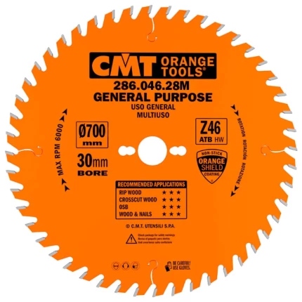 CMT rundsavklinge HM-skær 700×4,4×30 Z46 WB