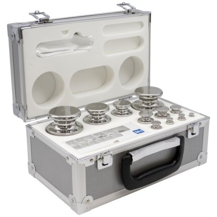 Kalibreringslodder OIML kl.M1 sæt 1mg-2kg, 27stk