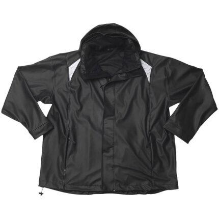 Lake regnjakke sort L