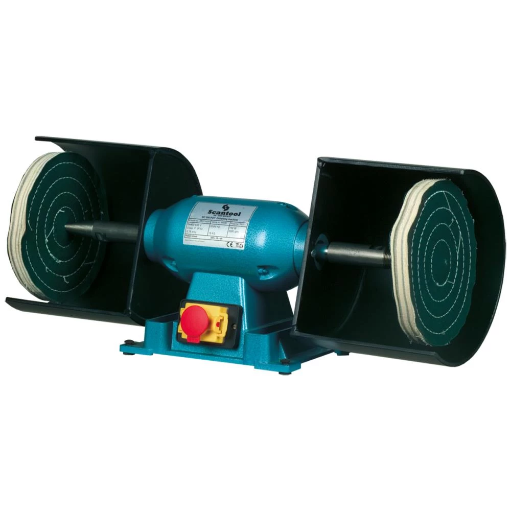 Polermaskine bænkmodel SC200POT polerskive/skærm Polermaskine bænkmodel SC200POT polerskive/skærm