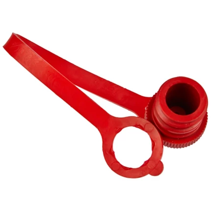 Hydraulisk støvprop t/lynkobling SK rød han tomme