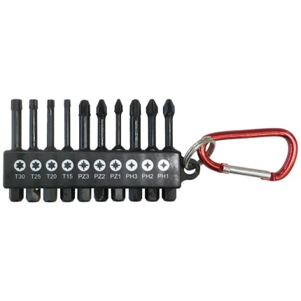 Bitssæt m/clips 1/4″ 50 mm impact A10