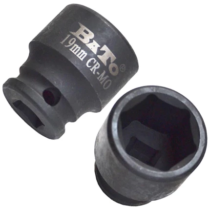 Krafttop 3/8″ firk. 19 mm 6kt.