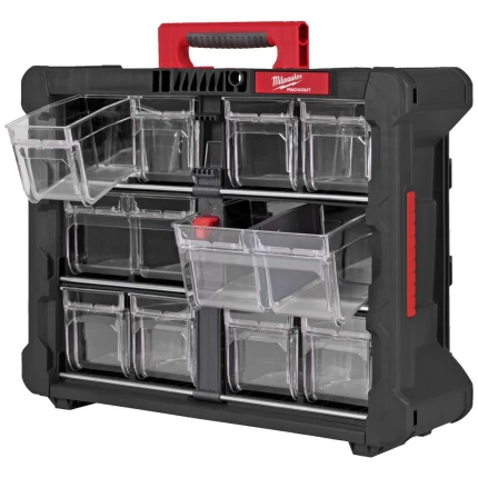 Tilbehørskuffert m/8+2 vippeskuffer, Packout