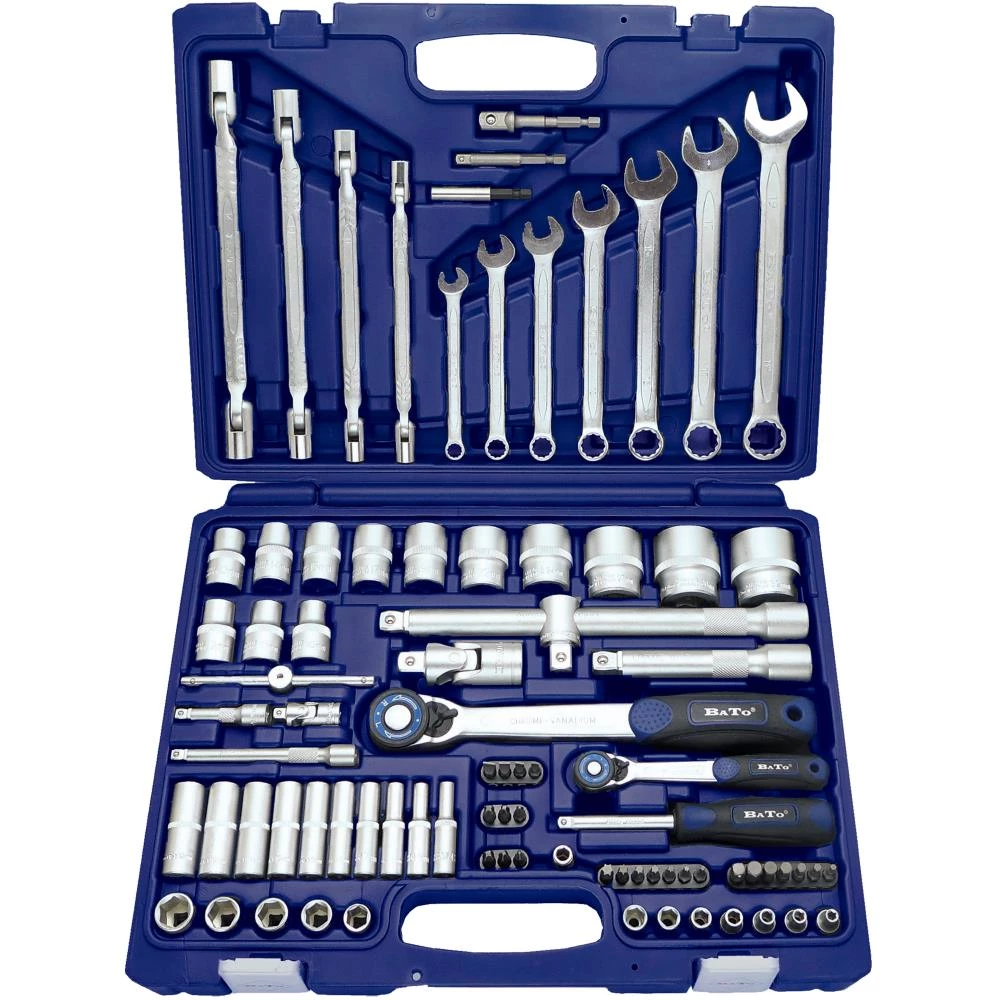 Kombi topnøglesæt 1/2″+1/4″ 85 dele Kombi topnøglesæt 1/2″+1/4″ 85 dele