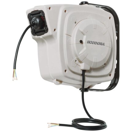 Aut. kabelopruller IP44 3G2,5 9mtr u/stik