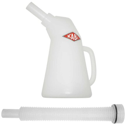 Oliemål hvid 3 ltr, inkl. flextud