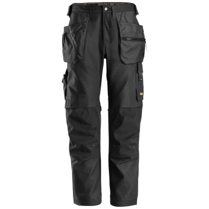 Arbejdsbukser 6224 AW canvas+ brun/sort 64