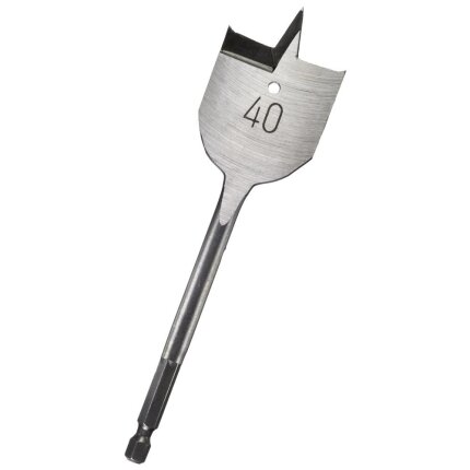 Fladbor 1/4″ 6kt skaft 40×152mm