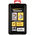 Diager hammerbor SDS+ 3-skærs 6-12 mm, sæt 7 stk