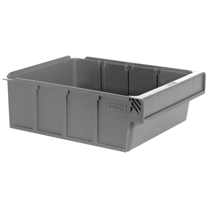 PPS 3103 lagerkasse grå 300×230×100mm 4,9ltr