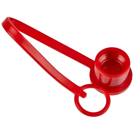 Hydraulisk støvhætte t/lynkobling FF rød han tomme