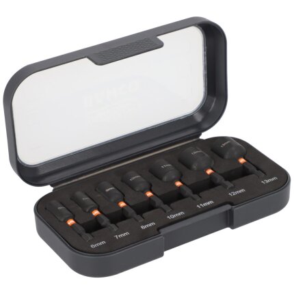 Boltbitsæt 1/4″ 6kt 6-13mm, 7stk