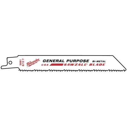 Bajonetsavblad 150×8/12tpi pk/5