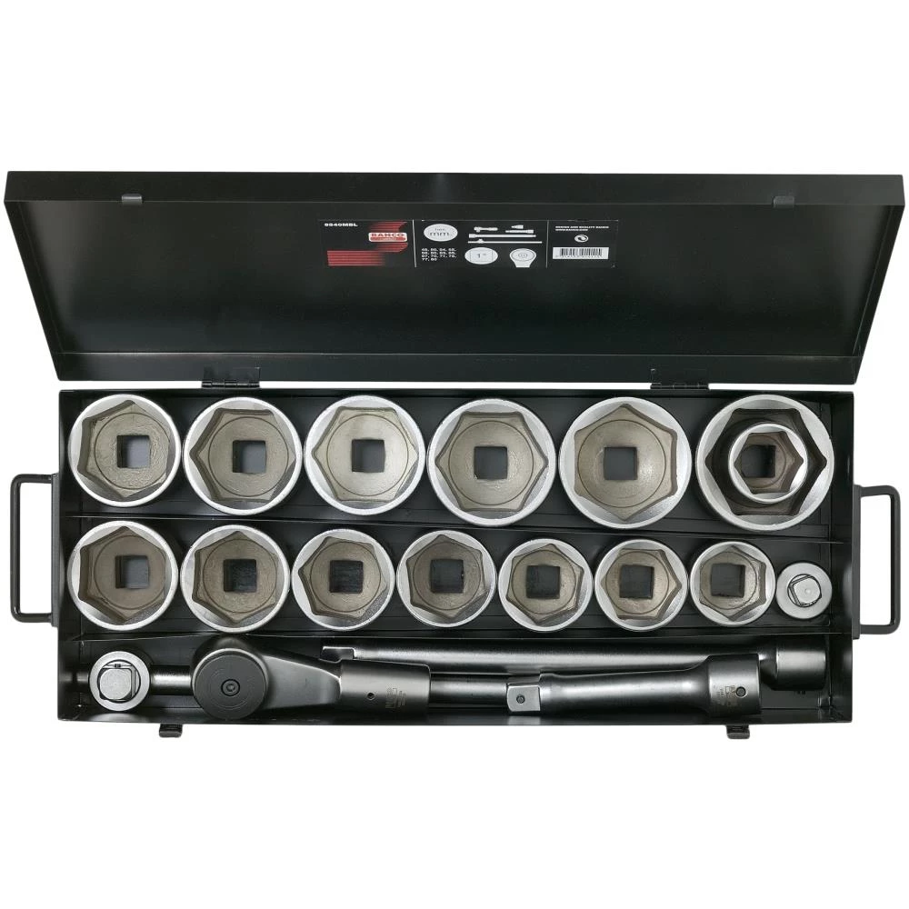 Topnøglesæt mm 1″ firk. 9540MBL Topnøglesæt mm 1″ firk. 9540MBL