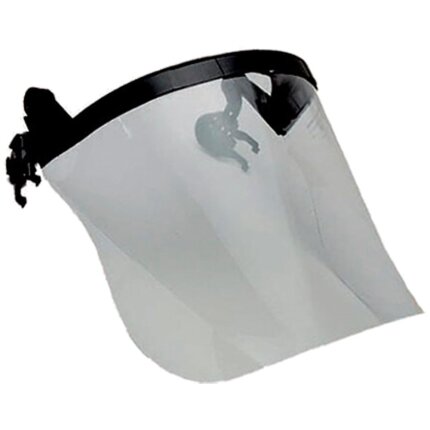 Centurion visir 150mm klar polycarbonat