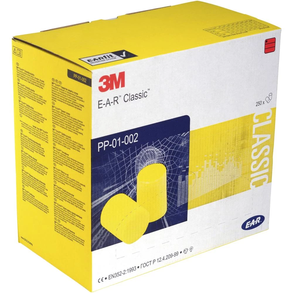 3M EAR Classic ørepropper PP-01-002, 250par 3M EAR Classic ørepropper PP-01-002, 250par