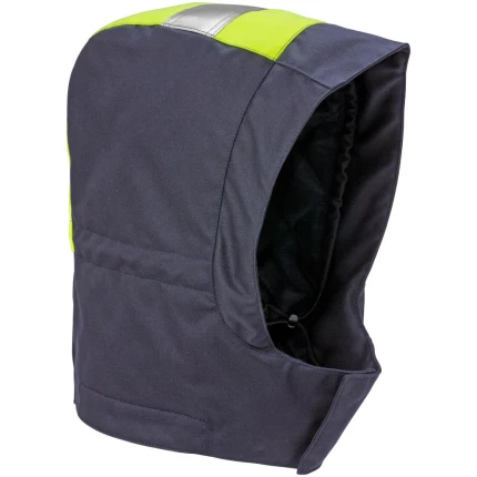 Flamstat vinterhætte gul/marine S