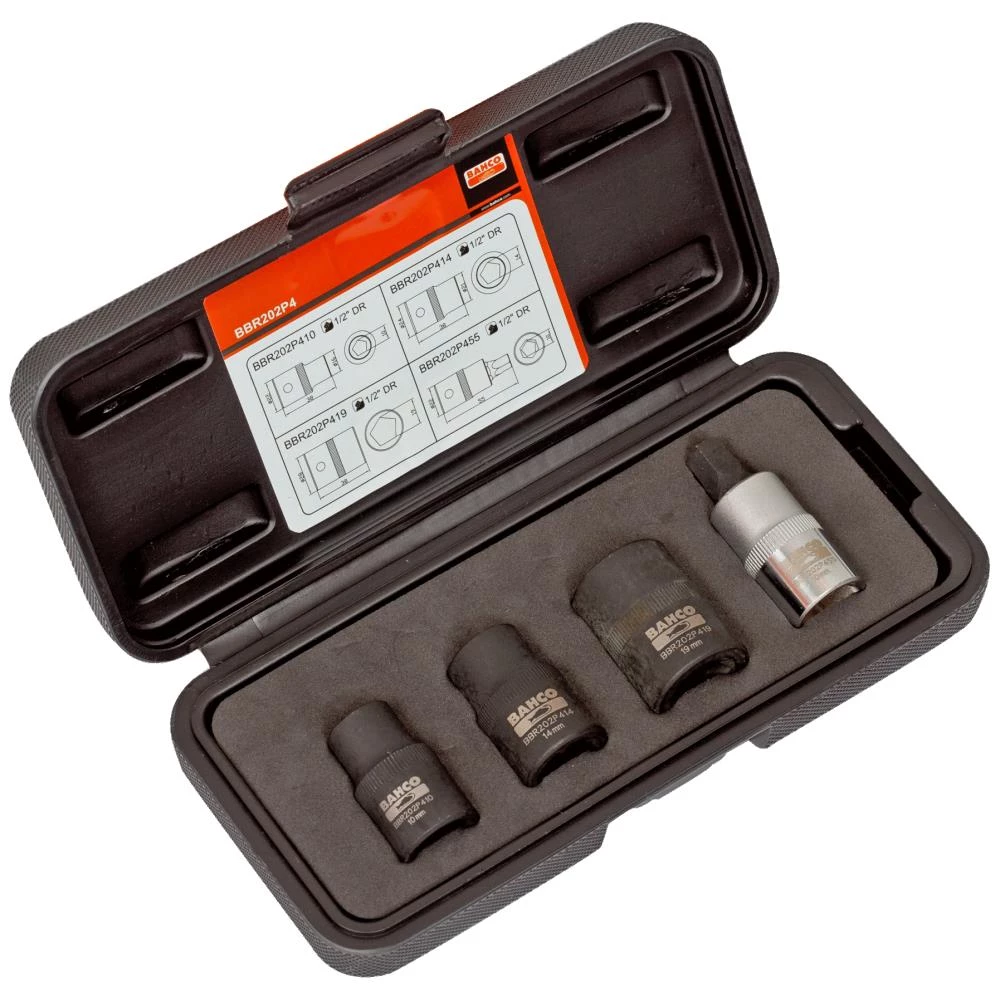 Femkanttop og -bitssæt t/håndbremser Femkanttop og -bitssæt t/håndbremser