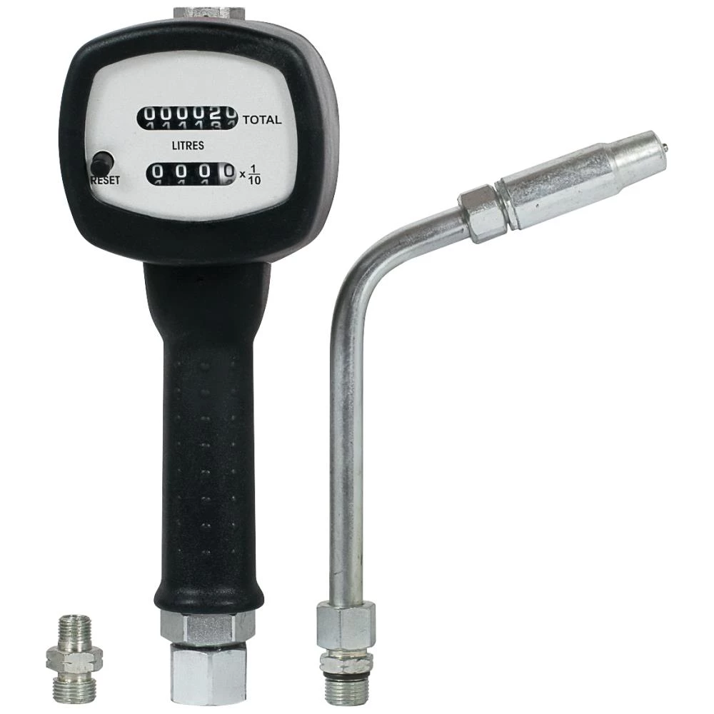 Oliepåfyldningspistol med mekanisk tæller Oliepåfyldningspistol med mekanisk tæller