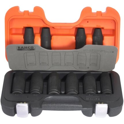 Slagtoppesæt 1/2″ 10-19 mm lang 10 dele