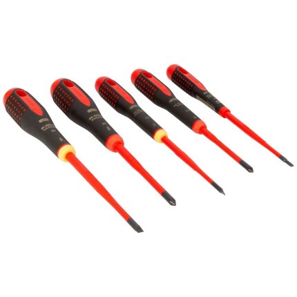 Ergo skruetrækkersæt slim VDE 1000V kærv/PH 5 dele