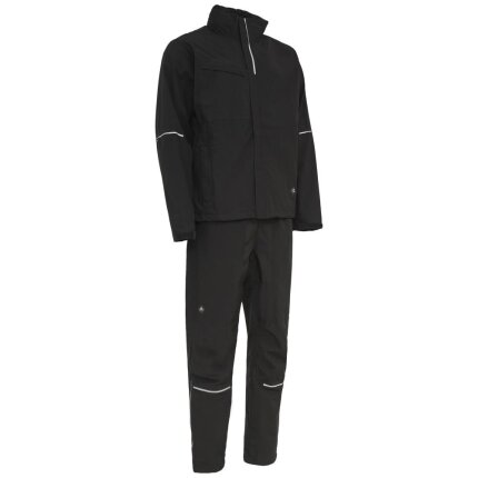 Outdoorsæt stretch jakke/taljebuks 108804 sort 4XL