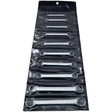 Dobbelt ringnøglesæt slank 4M/10T
